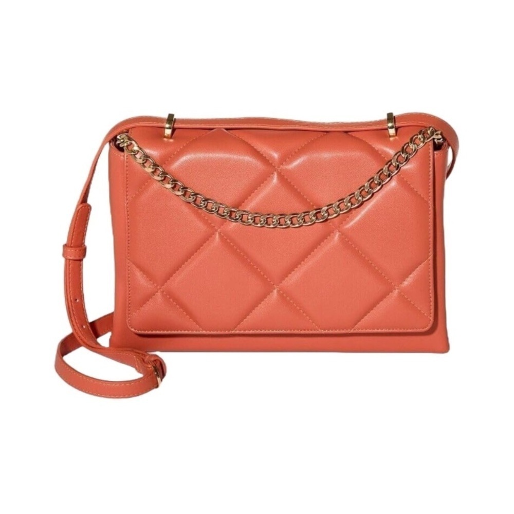 NWT A New Day Square Handbag Apricot